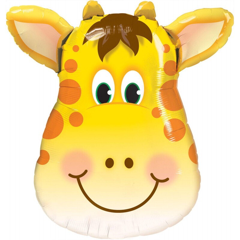 Фольгированный шар голова жирафа