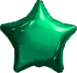 Звезда Зеленый 18"(45см)