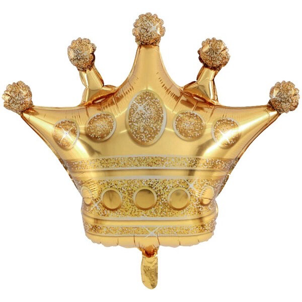 Шар корона золото 39"/99 см