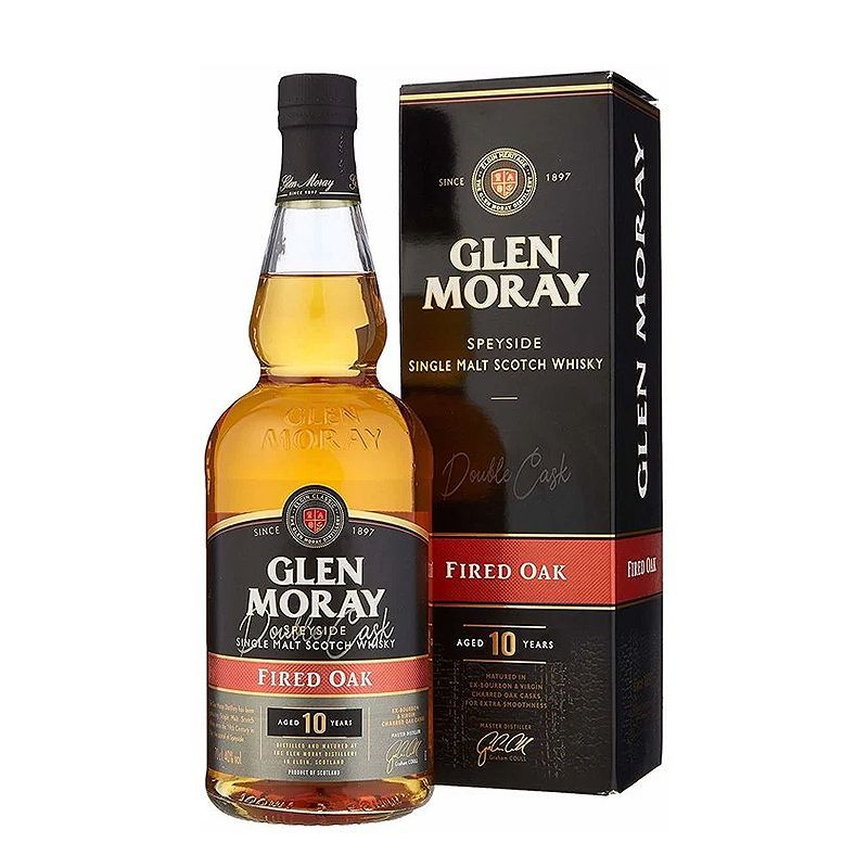 Glen Moray 10 Years Old Fired Oak 70cl