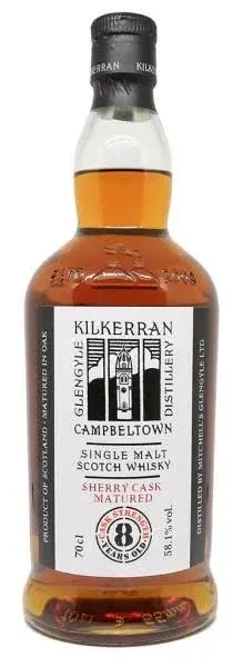 Kilkeran 8 Years Sherry Cask