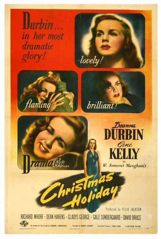 Christmas Holiday DVD (1944) - Deanna Durbin, Gene Kelly, Richard Whorf  *O