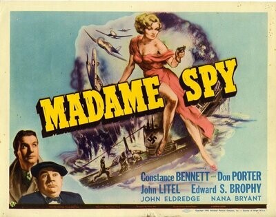Madame Spy DVD – 1942 Nazi WWII - Constance Bennett Don Porter John Litel