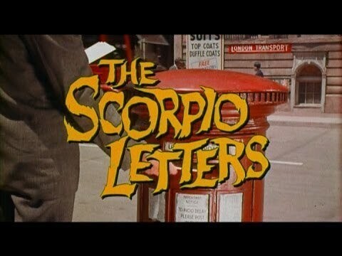 The Scorpio Letters DVD (1967) - Alex Cord, Shirley Eaton, Laurence Naismith