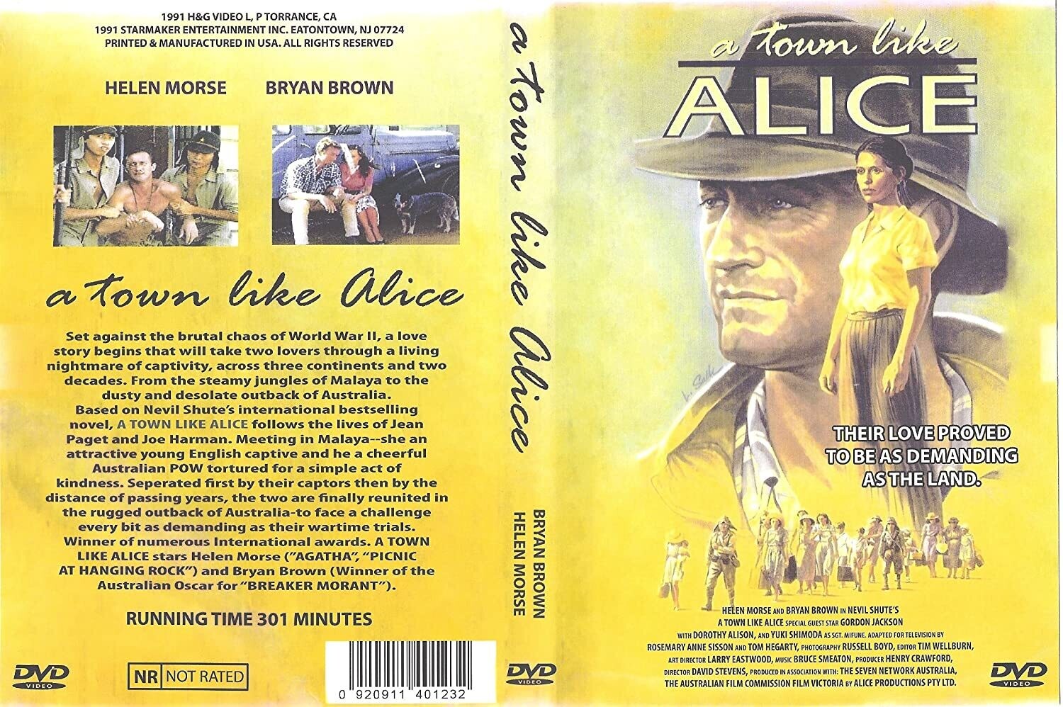 A Town Like Alice DVD (1981) - Helen Morse, Bryan Brown, Gordon Jackson, John Lee