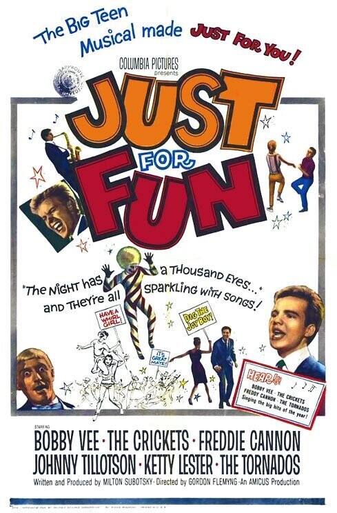 Just For Fun DVD - Musical (1963) - Mark Wynter, Cherry Roland