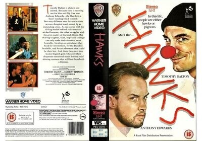 Hawks DVD 1988 Timothy Dalton, Anthony Edwards, Janet Mcteer