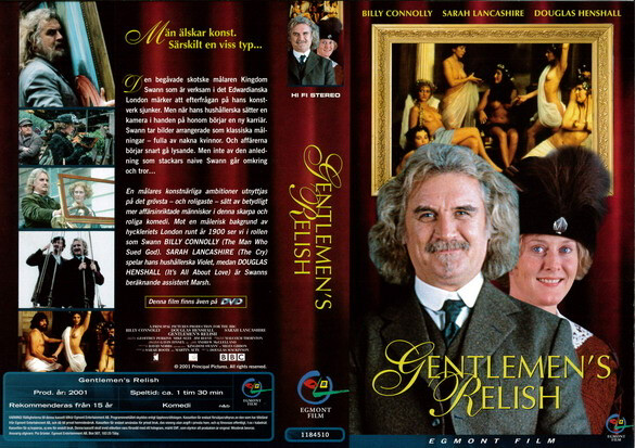 Gentlemens Relish DVD Sarah Lancashrie , Billy Connolly , Douglas Henshall 2006