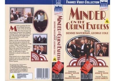 Minder on The Orient Express DVD - (1985) - Dennis Waterman, George Cole, Glynn Edwards