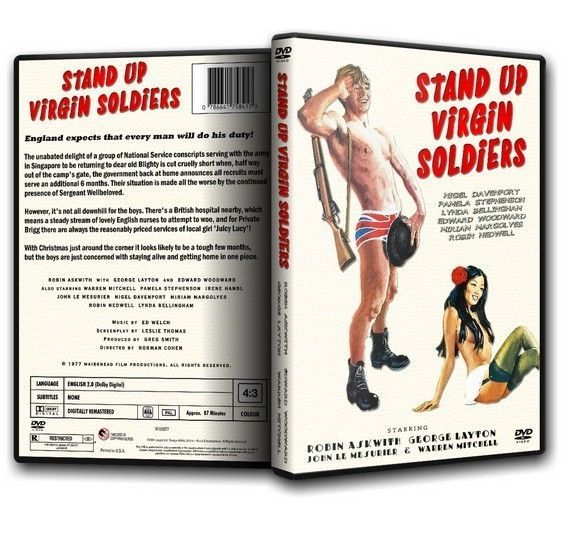 Stand Up Virgin Soldiers DVD (1977) - Robin Askwith, Edward Woodward