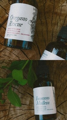 Bottle Bundle - Oxymels | ImmunoMullein & Oregano Rescue