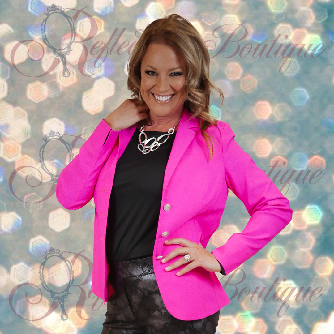Robell Hot Fuchsia Blazer