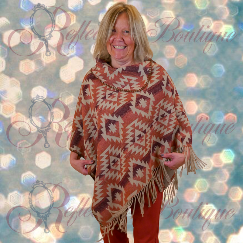Aztec/Western Poncho OSFM