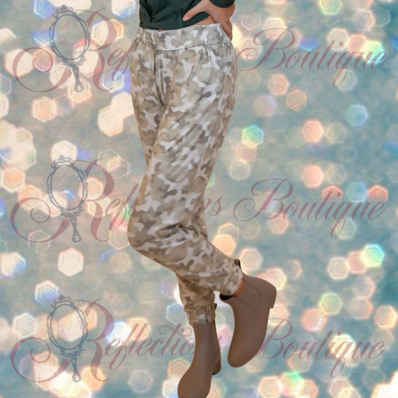 Coco Carmen Muted Camo Jogger