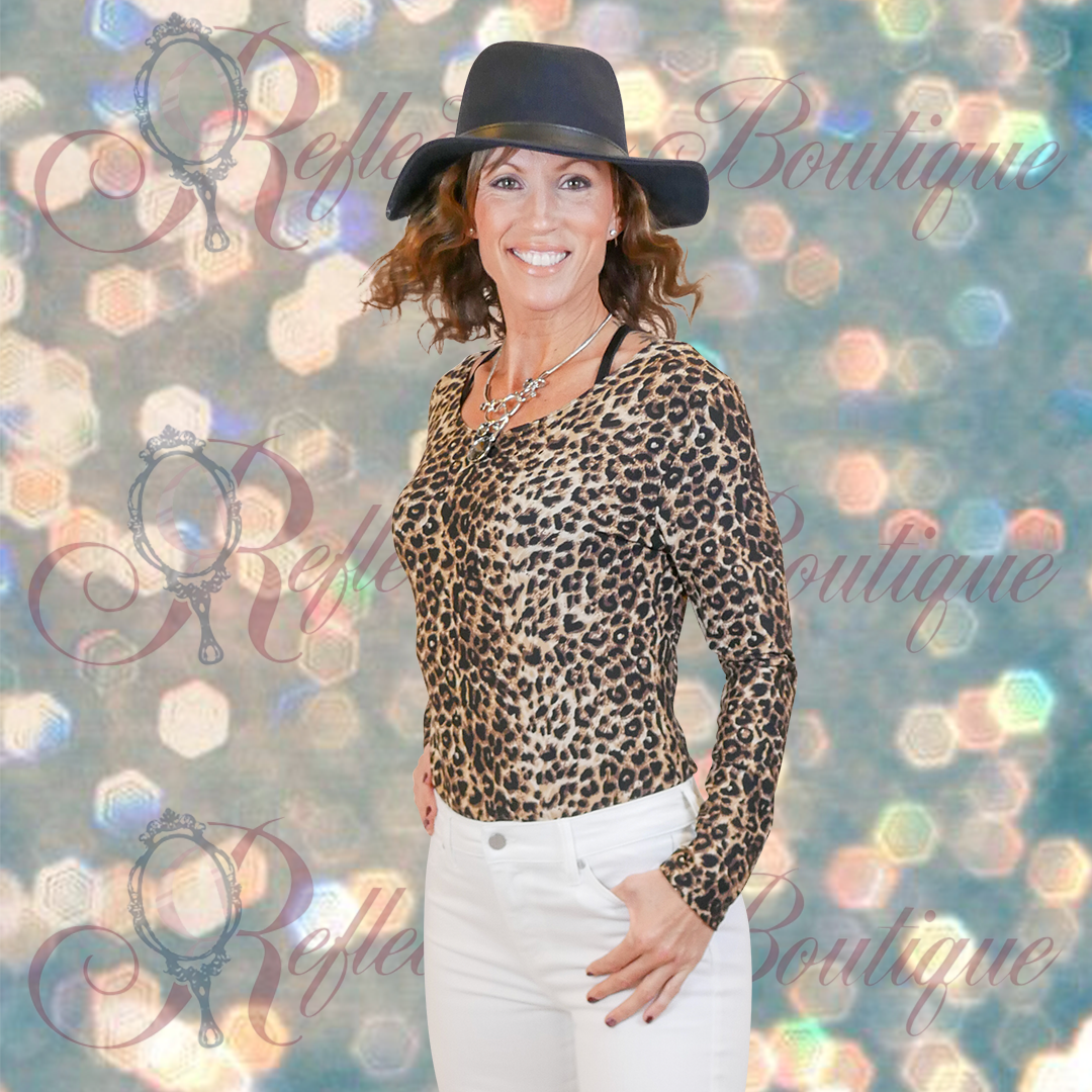 L/S Leopard Bodysuit