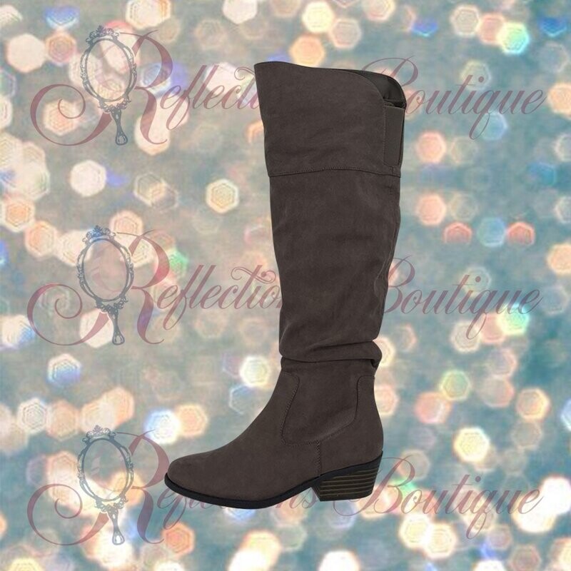 Madaline Tall Tan Boot