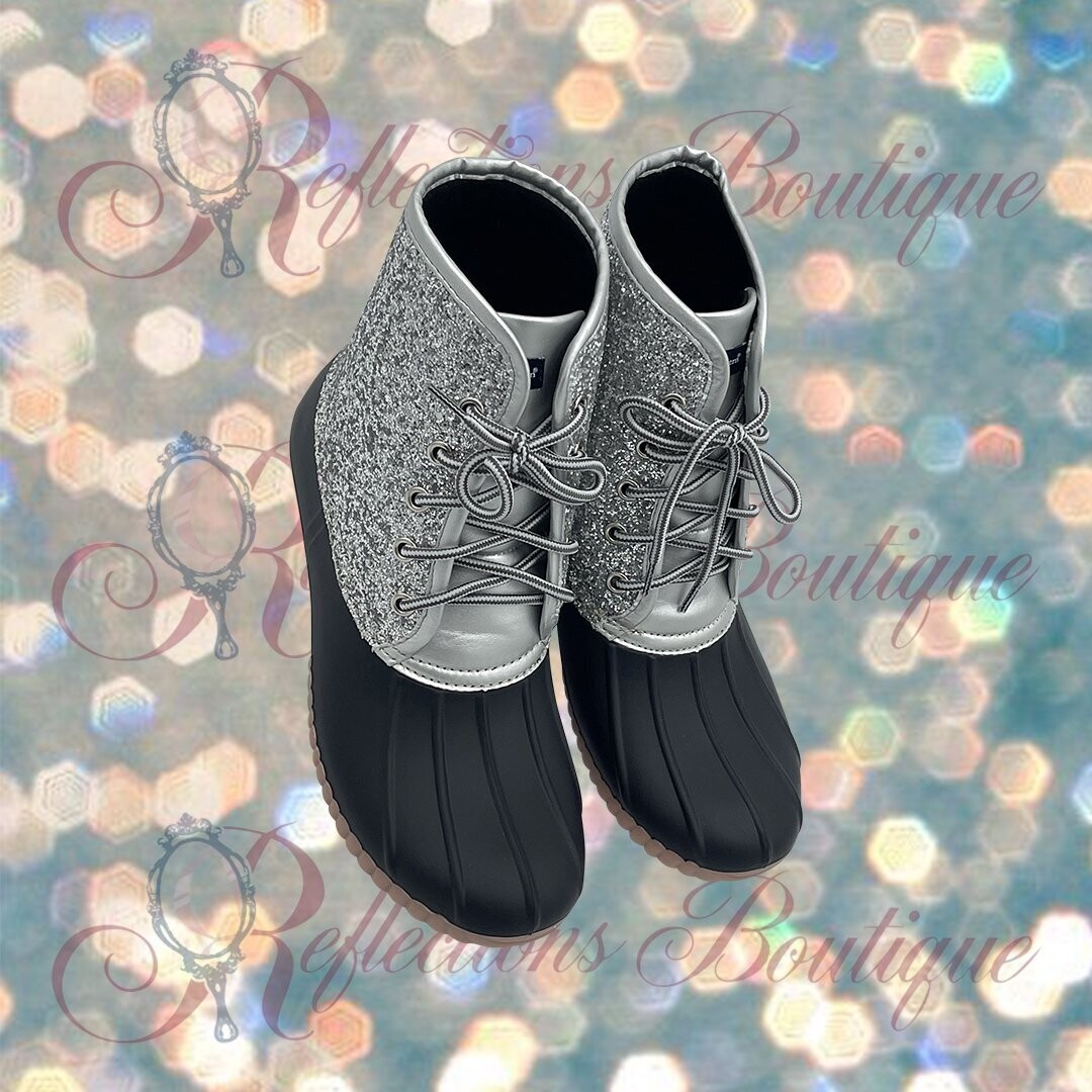 Simply Southern Glitter Duck Boots