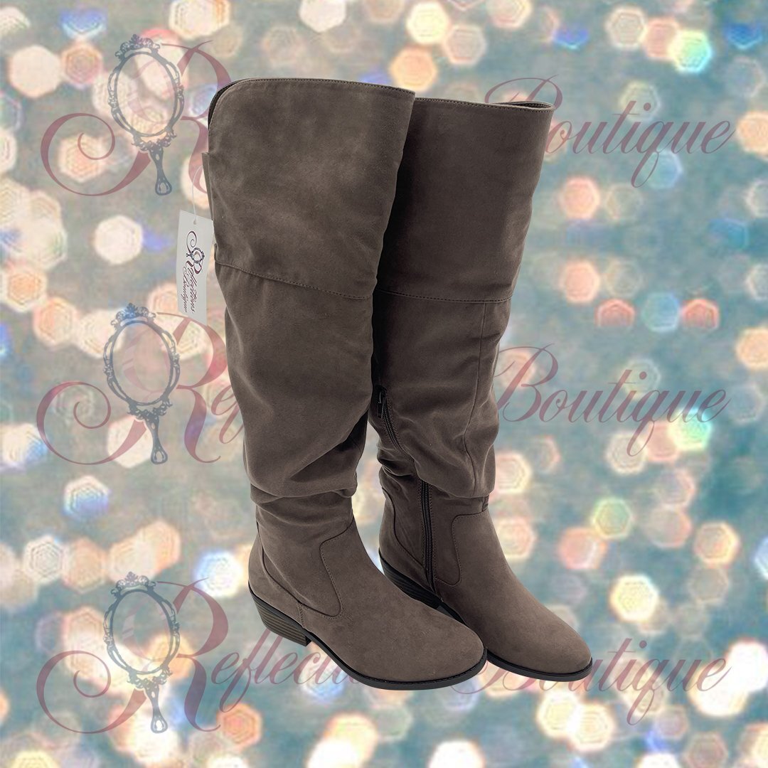 Madaline Tall Tan Boot