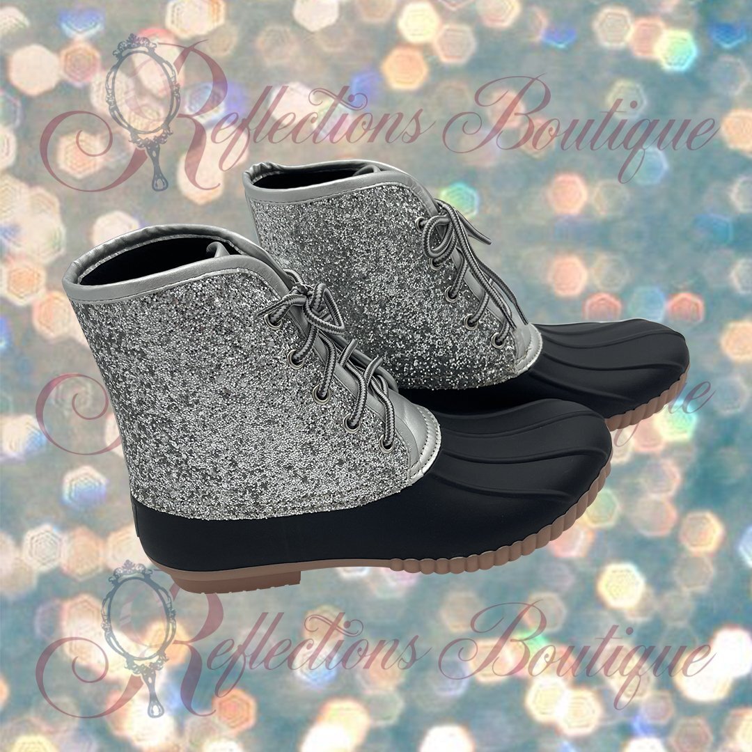 Simply Southern Glitter Duck Boots