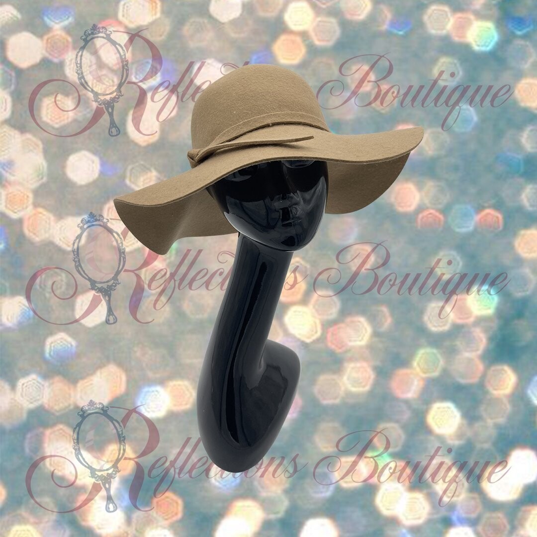 Tan Floppy Brim Hat