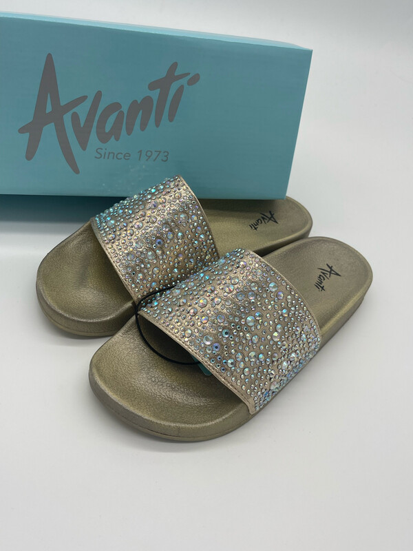 Avanti Champagne Sparkle Slides