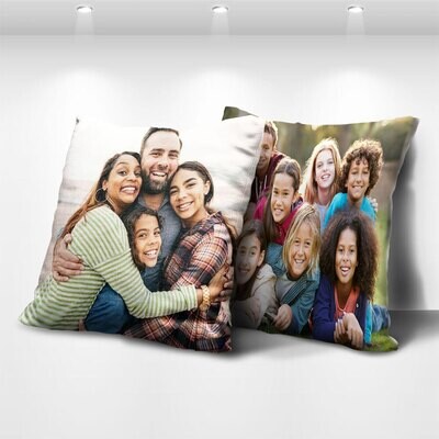 Spun Polyester Square Pillow double sided (reseller)