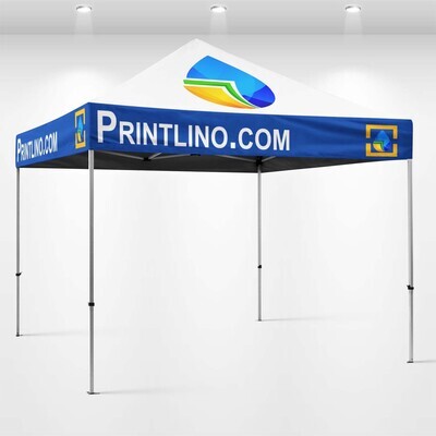 Custom Event Tent 10x10ft Package A with roof and aluminum frame