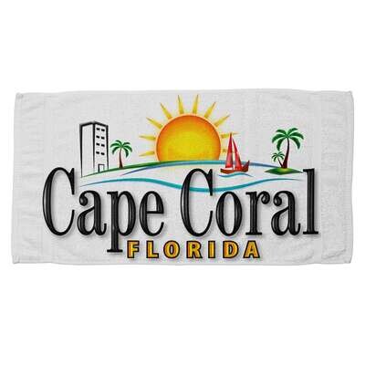 Premium Beach Towel 450g, 30x60 inch, Hem Super Soft Silk Touch Velour Towel