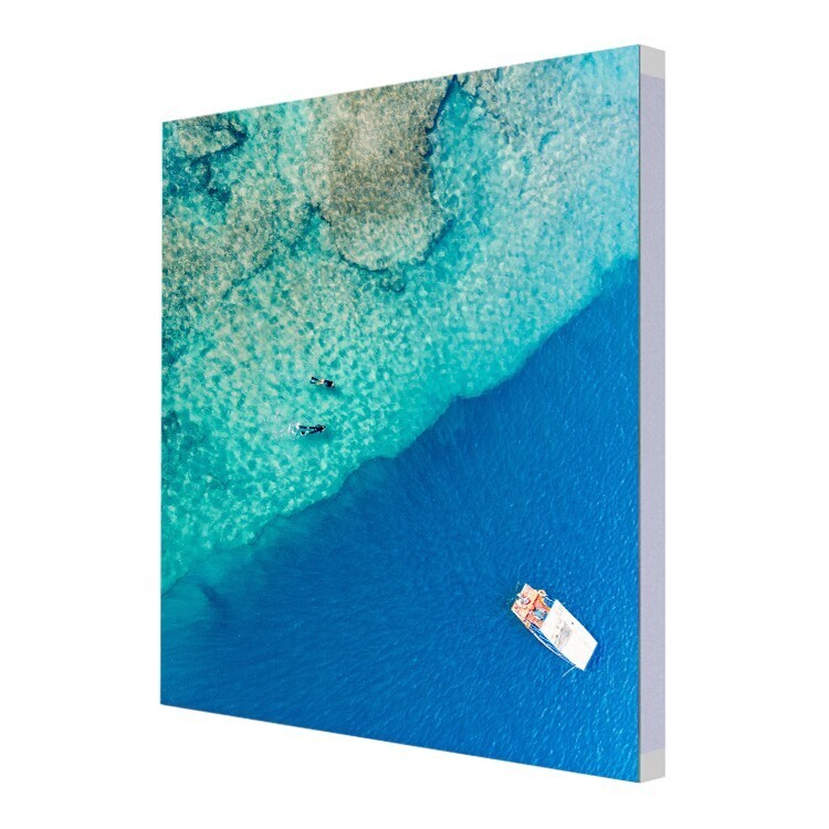 Custom fabric print with silicon edge for SEG frames