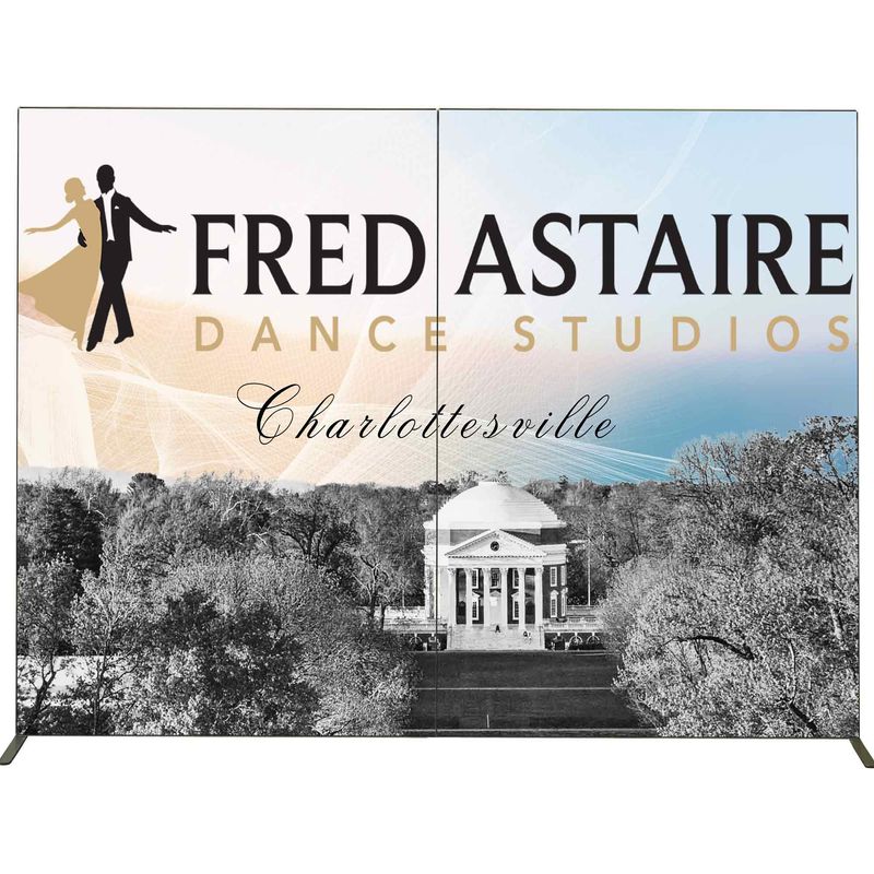 Backdrop Frame 120x90 inch  10x7.5ft freestanding display, optional double-sided print