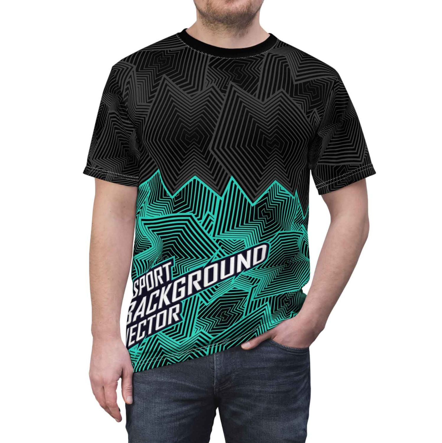 T-shirt Unisex (AOP), short sleeve, Round-neck