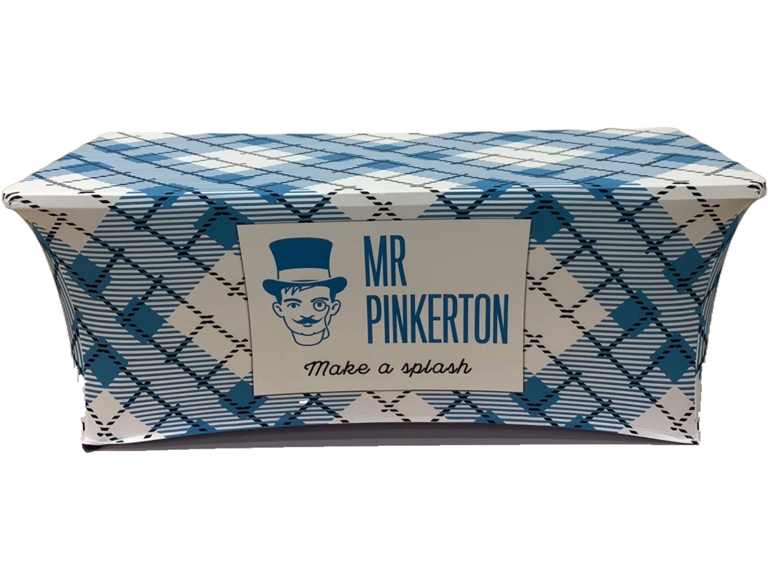 Stretch Table Throw, full-color print 4 side (Reseller)