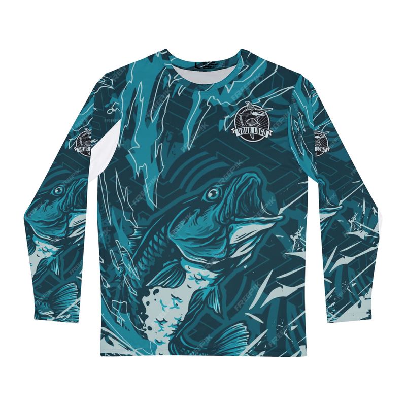 T-shirt Unisex (AOP), long sleeve, round-neck