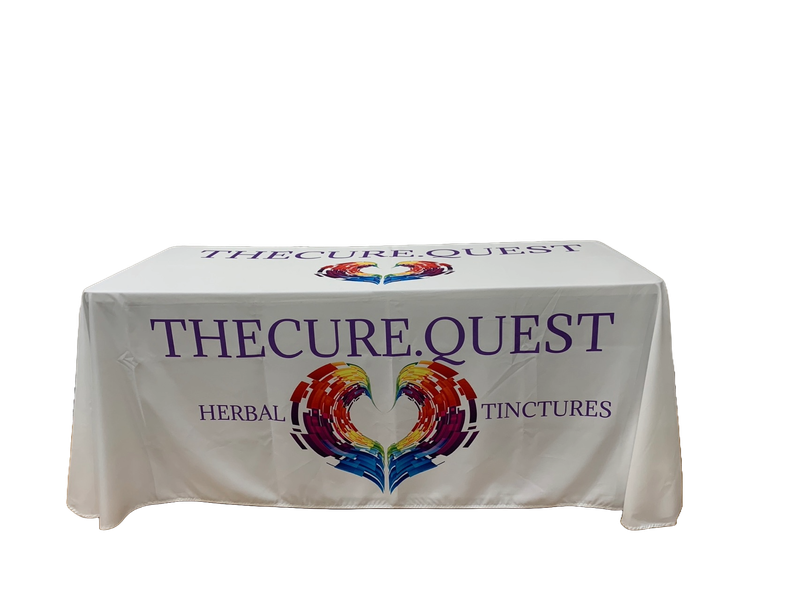 Standard Table Throw, full-color print 4 side