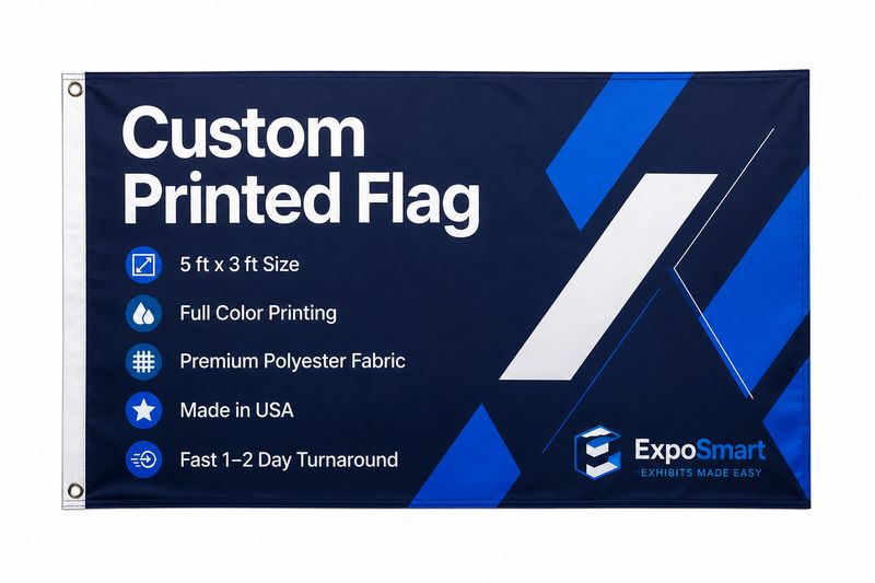 Single sided flag