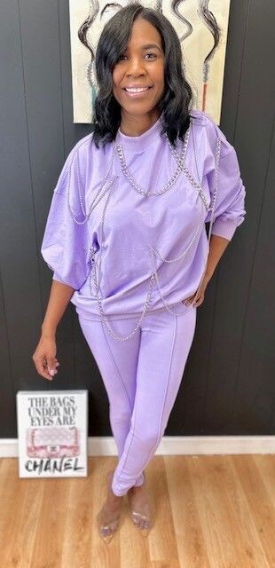 Chain Pants Set