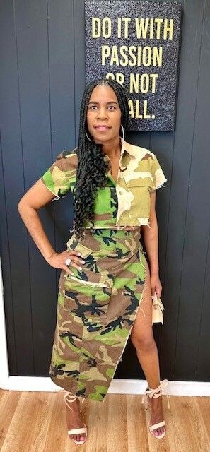 Camo Crop Top