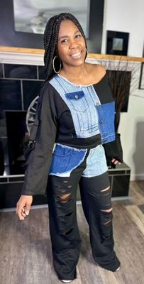 Denim Patch Work