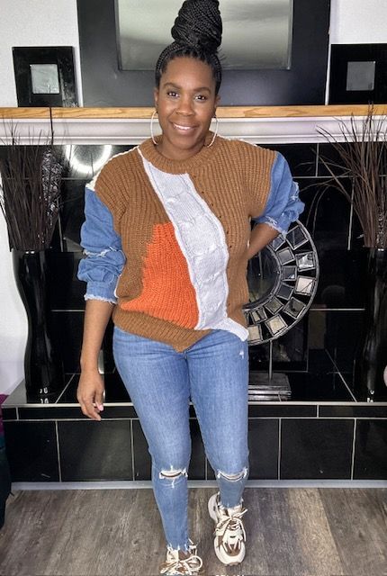 Color Block Sweater