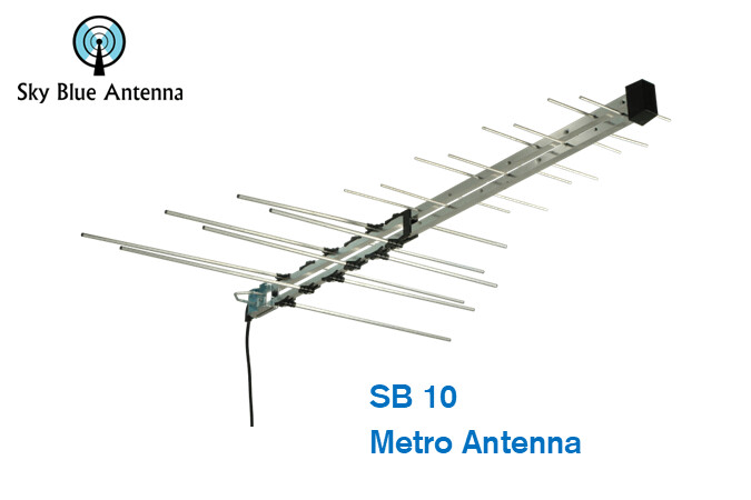 Sky Blue Antenna SBE10 High Band VHF/UHF Metro Antenna Channels 7-50 28  Elements 44" boom length