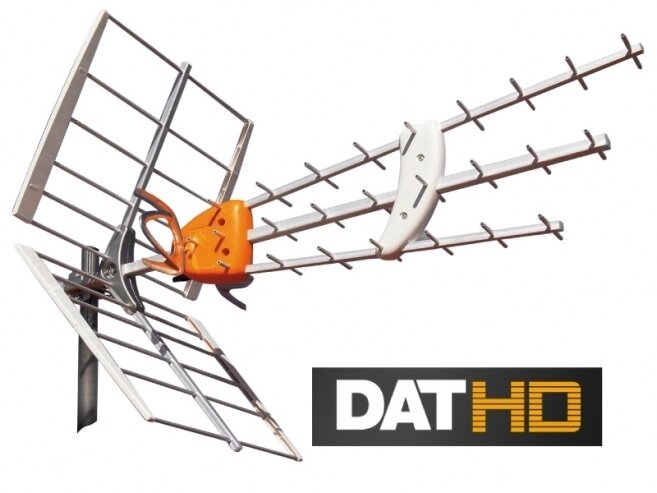 Televes DATBOSS Mix LR UHF VHF Long Range Outdoor TV Antenna (149884)