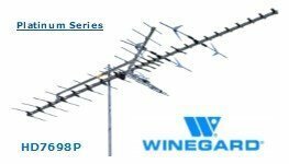 Winegard HD7698P HDTV Antenna with Standard  Installation
