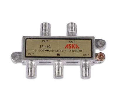 ASKA 4-Way 1 GHz Splitter ASKA 4-Way 1 GHz Splitter