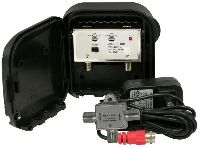 Sky Blue Antenna SB24 w- Installation  Hi-VHF/UHF HD Antenna, ch 7-69, 5 Year Warranty w. FREE Pre-Amplifier Offer*