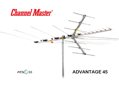 Channel Master Advantage 45 CM 3016
Short range directional (line of sight) outdoor antenna up to 45 miles Channel Master Advantage 45 CM 3016
Short range directional (line of sight) outdoor antenna up to 45 miles