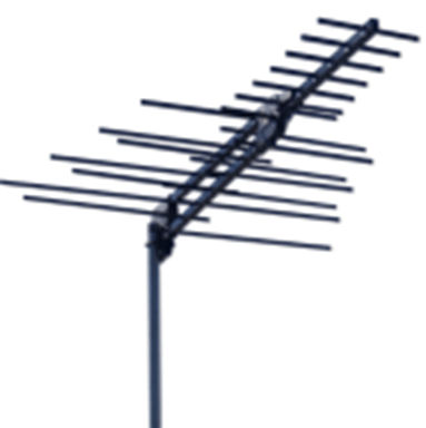 Sky Blue BA200 Black Arrow Antenna Receives Hi VHF/UHF Channels Sky Blue BA200 Black Arrow Antenna Receives Hi VHF/UHF Channels