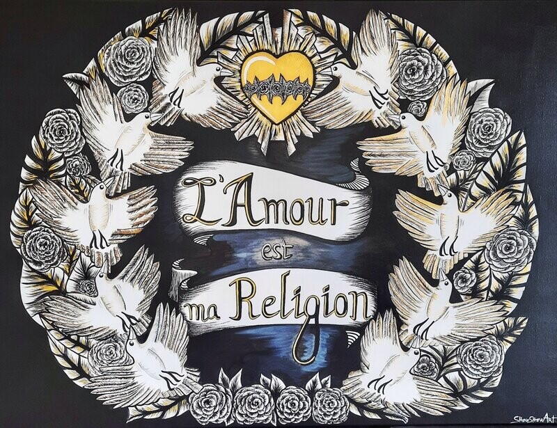 ART PRINT
- L'amour est ma Religion
-TIRAGE LIMITE