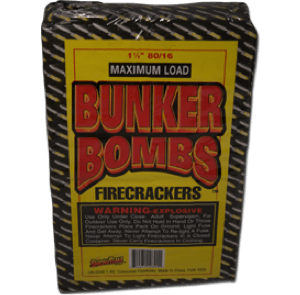 BUNKER BOMB FIRECRACKERS-HALF BRICK