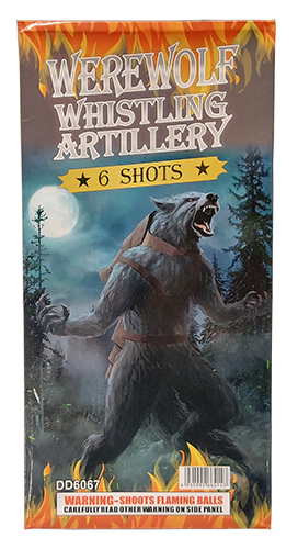 Werewolf Whistling Artillery Shells 6 Shot Werewolf Whistling Artillery Shells 6 Shot