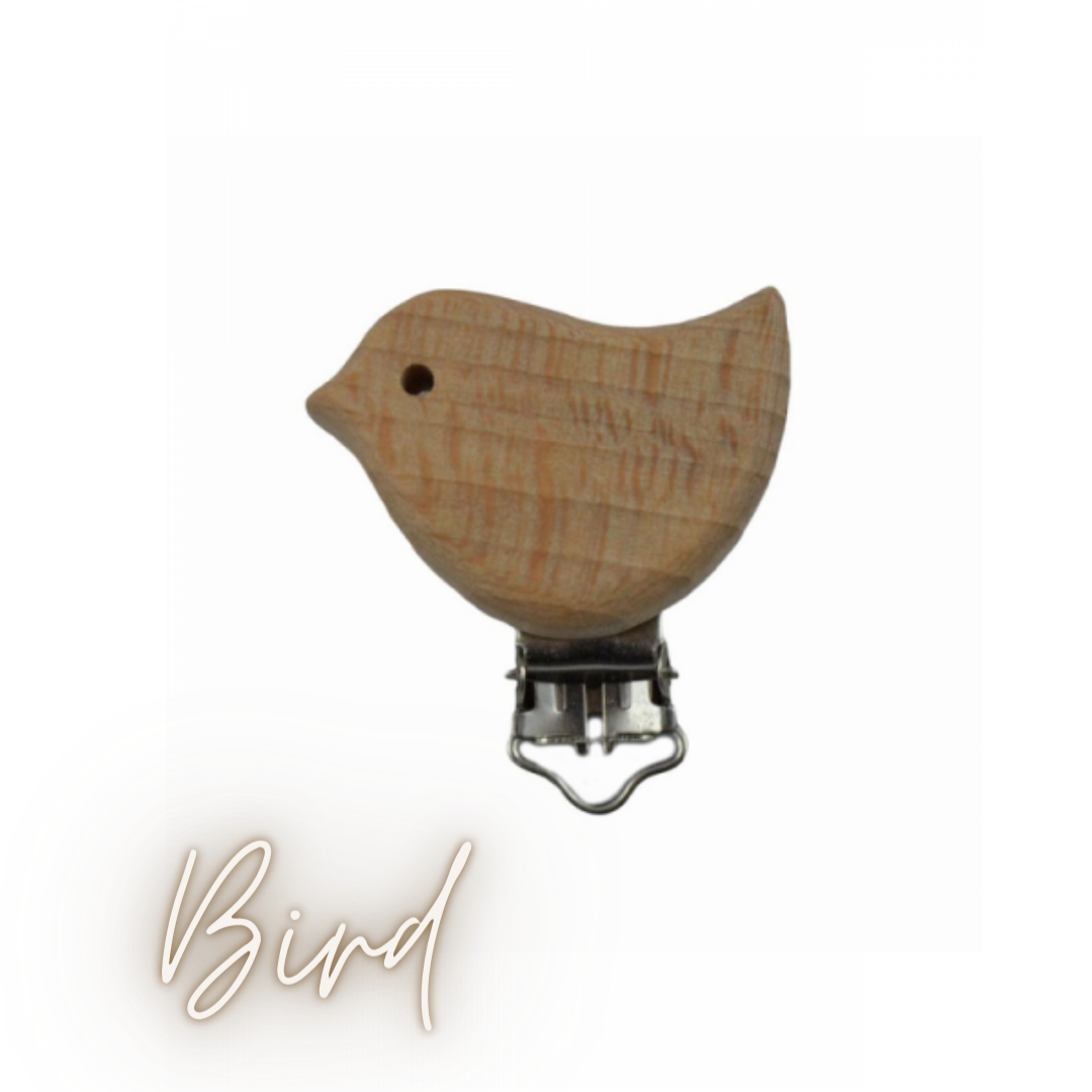 Pacifier clip, Shape: Bird